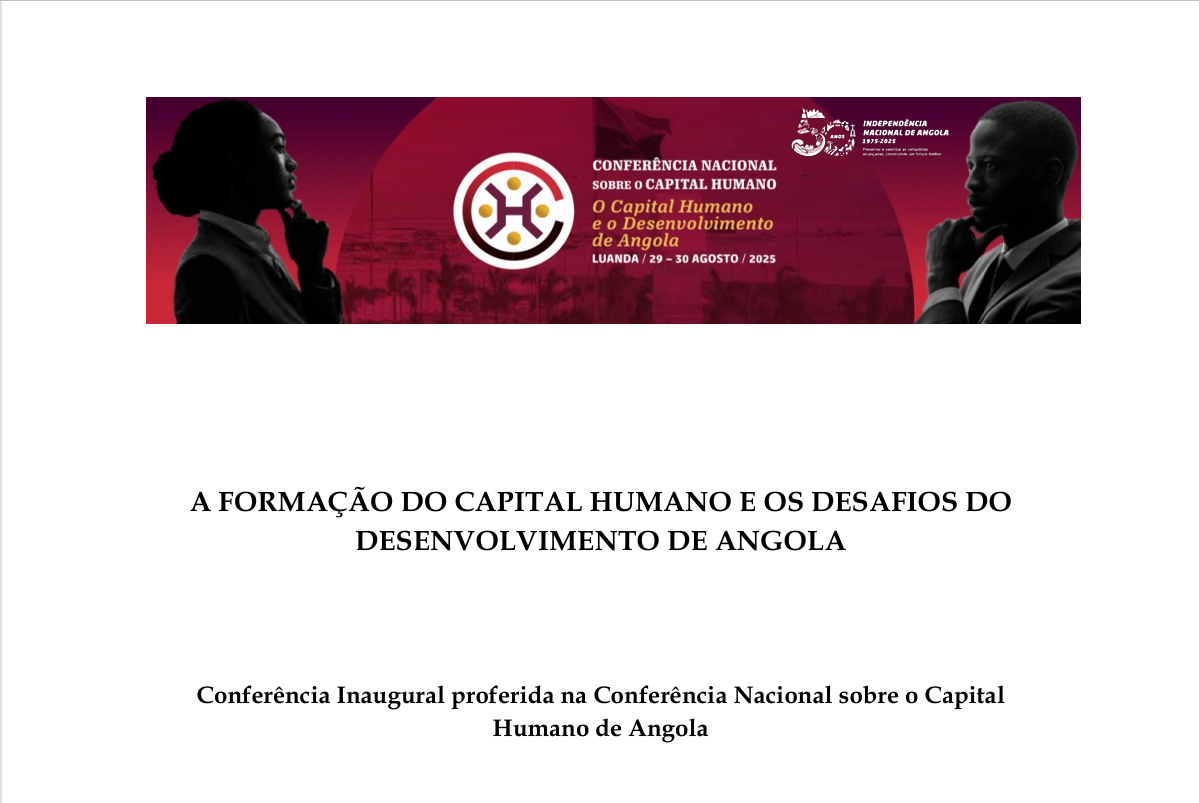 A Formação do Capital Humano e os Desafios do Desenvolvimento de Angola